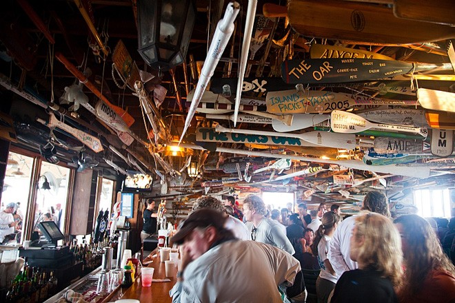 The Oar Restaurant at headquarters - Block Island Race Week 2011 ©  Rolex/Daniel Forster http://www.regattanews.com